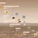 Infografía sobre los pasos de la maniobra de aterrizaje. Foto: ESA